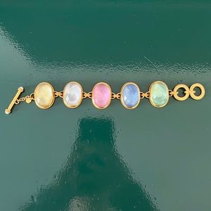 Julie Vos Gold Multi-Color Gemstone Bracelet